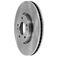 4-Wheel Set Front and Rear Brake Disc and Pad Kit, Plain Surface, 5 Lugs, Front-299.97 mm/Rear-261.87 mm, Organic, Pro-Line Series Includes (4) Brake Disc and (2) Brake Pad Set