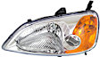 2-Piece Kit Driver Side Halogen Headlight, With bulb(s), OE Replacement, Includes (1) Bumper Cover and (1) Headlight