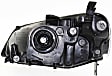 5-Piece Kit Passenger Side Halogen Headlight, With bulb(s), OE Replacement, Sedan, Includes (1) Bumper Cover, (2) Bumper Bracket, (1) Headlight and (1) Fender