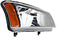 2-Piece Kit Passenger Side Halogen Headlight, With bulb(s), OE Replacement, Includes (1) Headlight and (1) Turn Signal Light