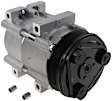 2-Piece Kit A/C Compressor Kit, With Clutch, 6-Groove Pulley, Includes (1) A/C Compressor and (1) A/C Service Kit