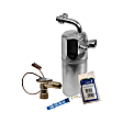 3-Piece Kit A/C Compressor, 6-Groove Pulley, includes A/C Condenser, and A/C Service Kit (A/C Accumulator, A/C Orifice Tube, and A/C O-Ring and Gasket Seal Kit)