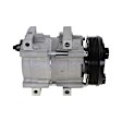 3-Piece Kit A/C Compressor, 6-Groove Pulley, includes A/C Condenser, and A/C Service Kit (A/C Accumulator, A/C Orifice Tube, and A/C O-Ring and Gasket Seal Kit)