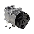 2001 Ford Ranger - 2-Piece Kit A/C Compressor Kit, 2.3L 4Cyl, FS10, 3:00 Coil, 5in Dia, O-Ring (2) 1311385, With Clutch, 6-Groove Pulley,  Includes (1) A/C Compressor and (1) A/C Service Kit (A/C Accumulator, A/C Orifice Tube, and A/C O-Ring and Gasket Seal Kit