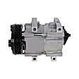 2001 Ford Ranger - 2-Piece Kit A/C Compressor Kit, 2.3L 4Cyl, FS10, 3:00 Coil, 5in Dia, O-Ring (2) 1311385, With Clutch, 6-Groove Pulley,  Includes (1) A/C Compressor and (1) A/C Service Kit (A/C Accumulator, A/C Orifice Tube, and A/C O-Ring and Gasket Seal Kit