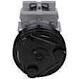 3-Piece Kit A/C Compressor with A/C Condenser, and A/C Service Kit (A/C Accumulator, A/C Orifice Tube, and A/C O-Ring and Gasket Seal Kit), 6-Groove Pulley