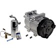 2-Piece Kit A/C Compressor Kit, With Clutch, 6-Groove Pulley, Includes (1) A/C Compressor and (1) A/C Service Kit