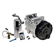 2-Piece Kit A/C Compressor Kit, With Clutch, 6-Groove Pulley, Includes (1) A/C Compressor and (1) A/C Service Kit