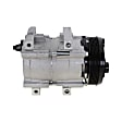 2-Piece Kit A/C Compressor Kit, With Clutch, 6-Groove Pulley, Includes (1) A/C Compressor and (1) A/C Service Kit