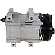 2-Piece Kit A/C Compressor Kit, With Clutch, 6-Groove Pulley, Includes (1) A/C Compressor and (1) A/C Service Kit