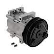 2-Piece Kit A/C Compressor Kit, With Clutch, 6-Groove Pulley, Includes (1) A/C Compressor and (1) A/C Service Kit