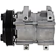 3-Piece Kit A/C Compressor Kit, With Clutch, 6-Groove Pulley, Includes (1) A/C Compressor, (1) A/C Condenser and (1) A/C Service Kit