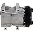 3-Piece Kit A/C Compressor Kit, With Clutch, 6-Groove Pulley, Includes (1) A/C Compressor, (1) A/C Condenser and (1) A/C Service Kit