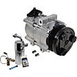 2-Piece Kit A/C Compressor Kit, With Clutch, 6-Groove Pulley, Includes (1) A/C Compressor and (1) A/C Service Kit