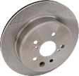 2-Wheel Set Rear Brake Disc and Pad Kit, Plain Surface 310.13 mm, Includes (1) Brake Pad Set and (2) Brake Disc