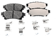 2-Wheel Set Rear Brake Disc and Pad Kit, Plain Surface 310.13 mm, Includes (1) Brake Pad Set and (2) Brake Disc