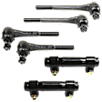 6-Piece Kit Front Suspension Kit, Includes (4) Tie Rod End and (2) Tie Rod Adjusting Sleeve