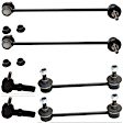 6-Piece Kit Front Suspension Kit, Includes (4) Sway Bar Link and (2) Tie Rod End