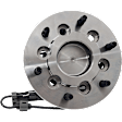 2-Wheel Set Front, Driver and Passenger Side Wheel Hub, 6 Lugs, With Bearing, RWD, Includes (4) Ball Joint and (2) Wheel Hub