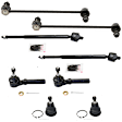 8-Piece Kit Front Sway Bar Link, Includes (2) Ball Joint, (2) Sway Bar Link, and (4) Tie Rod End