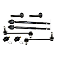 8-Piece Kit Front, Driver and Passenger Side, Inner and Outer Tie Rod End, Includes (4) Tie Rod End, (2) Ball Joint and (2) Sway Bar Link