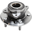 2-Wheel Set Front Wheel Hub, 5 Lugs, With Bearing, Includes (2) Ball Joint, (2) Tie Rod End and (2) Wheel Hub