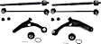 8-Piece Kit Front, Driver and Passenger Side, Lower Control Arm, Includes (2) Control Arm, (2) Ball Joint, (2) Sway Bar Link and (2) Tie Rod End