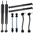 8-Piece Kit Front and Rear, Driver and Passenger Side Shock, Includes (4) Shock and (4) Sway Bar Link