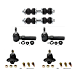 2002 Chevrolet Monte Carlo - 6-Piece Kit Front, Driver and Passenger Side, Lower Ball Joint, Standard Design,  Includes (2)Ball Joint, (2)Tie Rod End and (2)Sway Bar Link