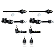 8-Piece Kit Idler Arm - Direct Fit, 8-Piece Kit Includes (2) Ball Joint, (2) Idler Arm, and (4) Tie Rod End