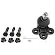 6-Piece Kit Front, Driver and Passenger Side, Lower Ball Joint, includes (2)Ball Joint, (2)Tie Rod End and (2)Sway Bar Link