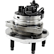 2007 Pontiac G6 - 6-Piece Kit Front, Driver and Passenger Side Wheel Hub, 4-Wheel ABS, Turbocharged, 5 Lugs, With Bearing, With Sensor,  Includes (4) Tie Rod End and (2) Wheel Hub
