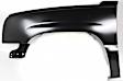 2003-2004 Chevrolet Silverado 2500 - 2-Piece Kit, Front, Driver Side Fender, Includes (1) Fender and (1) Hood