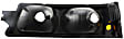 2007 Chevrolet Silverado 1500 Classic - 6-Piece Kit Grille, Textured Gray, Old Body Style,  Includes (1) Grille, (2) Grille Trim, (1) Headlight, (1) Headlight Bracket, and (1) Turn Signal Light