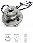 2004 Ford Explorer - 6-Piece Kit Front Suspension Kit, Contains Oversized 7/16 (in) Bolt for Durability,  Includes (2) Ball Joint, (2) Sway Bar Link, and (2) Wheel Hub