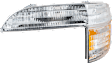 1997 Ford Explorer - 3-Piece Kit Grille, Painted Gray,  Includes (2) Corner Light and (1) Grille Assembly
