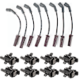 9-Piece Kit Ignition Coil and Spark Plug Kit, Includes (8) Ignition Coil and (1) Spark Plug Wire