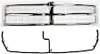 1998 Dodge Ram 2500 - 2-Piece Kit Grille, Chrome Shell with Painted Silver Insert, Extended Cab Pickup,  Includes (1) Grille Assembly and (1) Grille Bracket