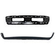 2-Piece Kit, Front Bumper, Painted Black, Includes (1) Bumper and (1) Bumper Cover