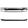 2002 Toyota Tundra - 2-Piece Kit Front Bumper, Standard Cab Pickup (Regular Cab), Chrome, Standard Cab Pickup, Includes (1) Bumper and (1) Valance
