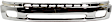 2002 Toyota Tundra - 2-Piece Kit Front Bumper, Standard Cab Pickup (Regular Cab), Chrome, Standard Cab Pickup, Includes (1) Bumper and (1) Valance