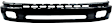 2-Piece Kit, Front Bumper, Painted Black, Includes (1) Bumper and (1) Valance