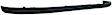 2-Piece Kit, Front Bumper, Painted Black, Includes (1) Bumper and (1) Valance