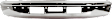 1992 Ford Bronco - 2-Piece Kit Front Bumper, For Models With Eddie Bauer Package, Chrome, Sport Utility, Includes (1) Bumper and (1) Bumper Trim