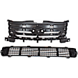 2-Piece Kit Grille Reinforcement, Includes (1) Bumper Grille and (1) Grille Reinforcement