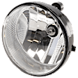 3-Piece Kit, Front Bumper, Chrome, Includes (1) Bumper and (2) Fog Light