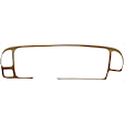 KIT-061224-DC022 2-Piece Kit Dash Cover, Light Brown, Molded; Overlay Over Factory Dash, Vacu Molded Series, Includes (1) Dash Cover and (1) Instrument Panel Cover
