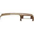 KIT-061224-DC022 2-Piece Kit Dash Cover, Light Brown, Molded; Overlay Over Factory Dash, Vacu Molded Series, Includes (1) Dash Cover and (1) Instrument Panel Cover
