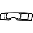 KIT-061224-DC034 2-Piece Kit Dash Cover, Dark Gray, Molded; Overlay Over Factory Dash, Vacu Molded Series, Includes (1) Dash Cover and (1) Instrument Panel Cover
