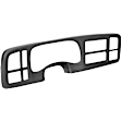 KIT-061224-DC034 2-Piece Kit Dash Cover, Dark Gray, Molded; Overlay Over Factory Dash, Vacu Molded Series, Includes (1) Dash Cover and (1) Instrument Panel Cover